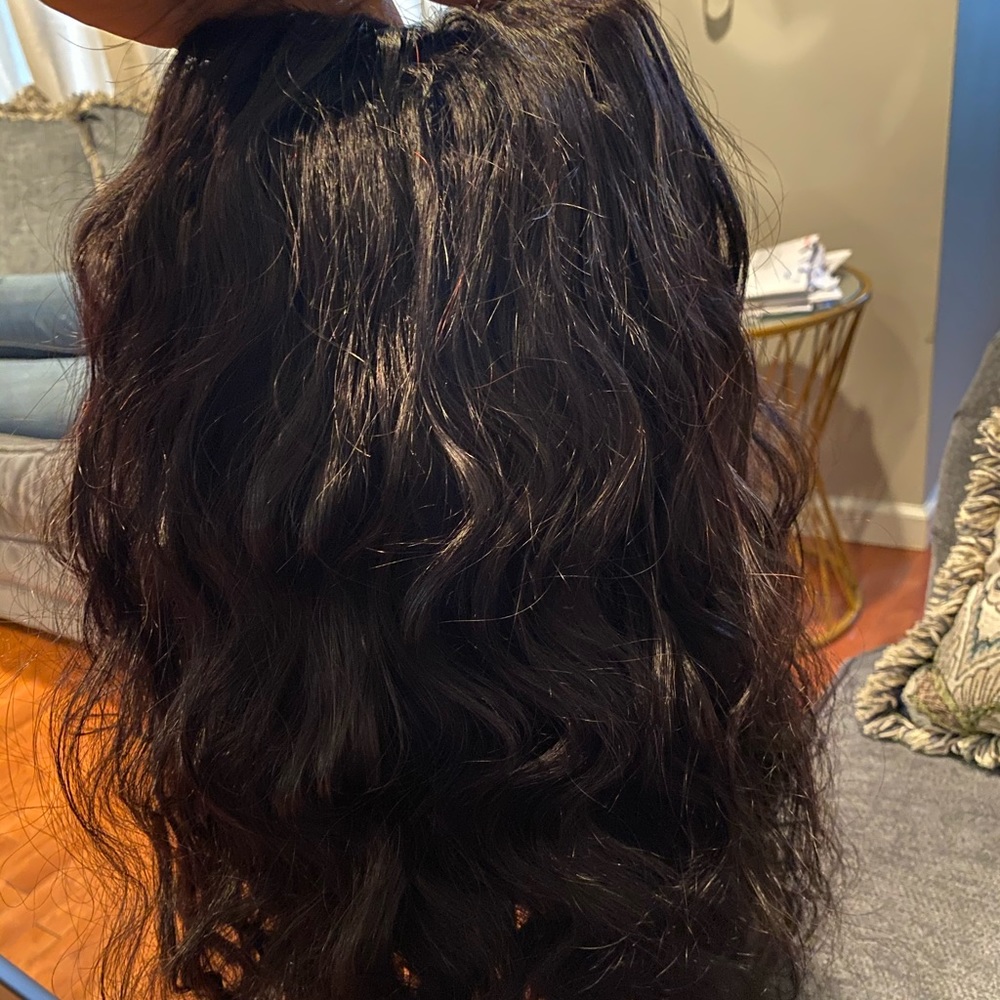 U part wig with clips